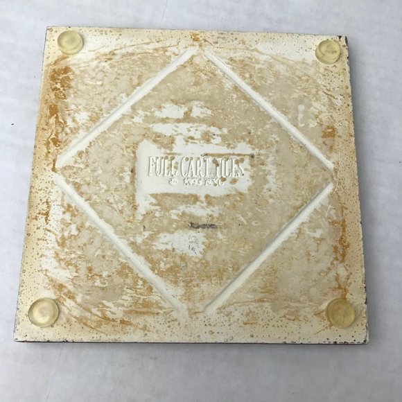 VINTAGE - PULL CART NYC Decor 1990's Serving Decorative Trivet Tomato in a Vine - Picture 7 of 10